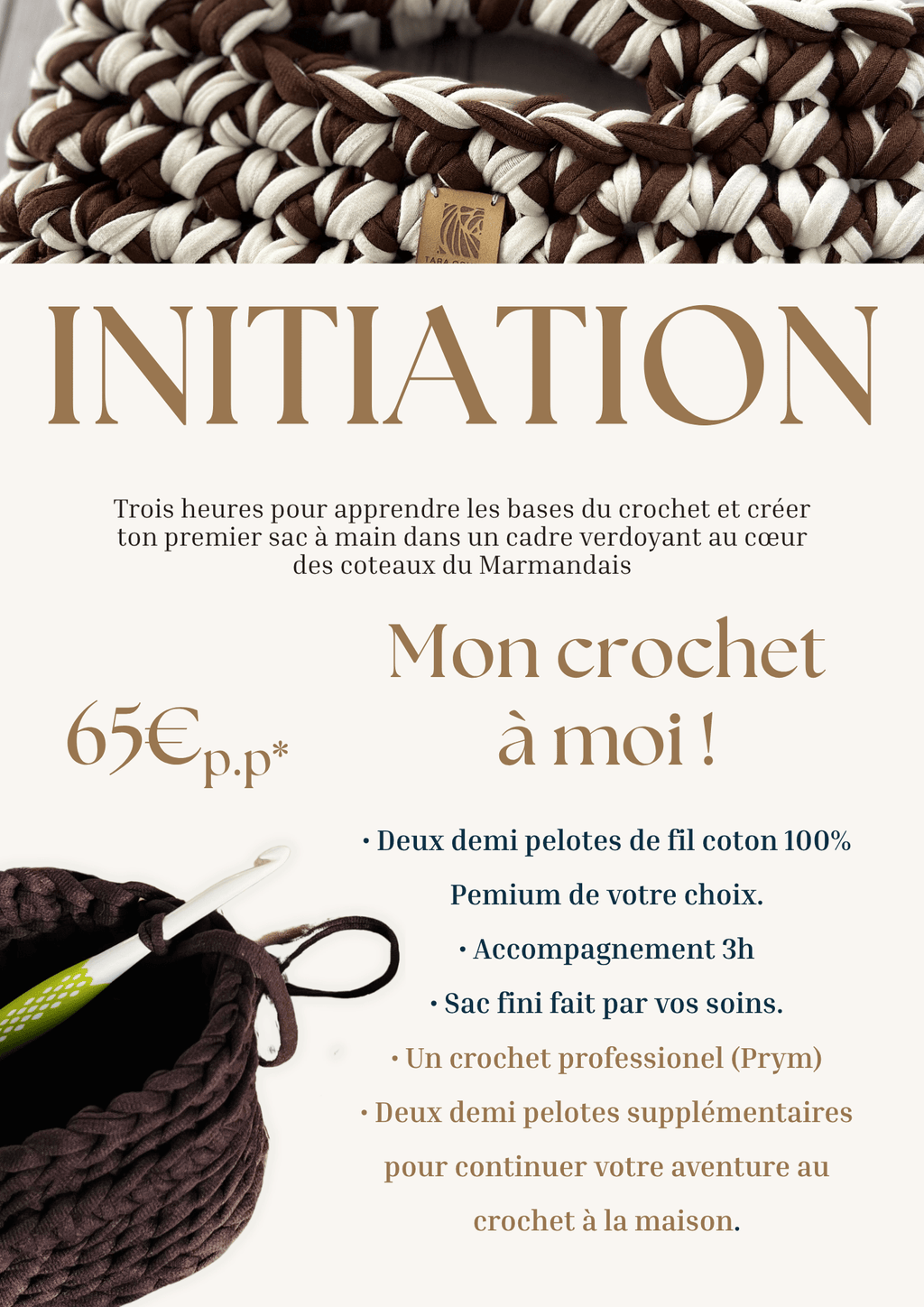 Atelier créatif Marmande - Crochet entre copines - TARA OSUNA ATELIER-