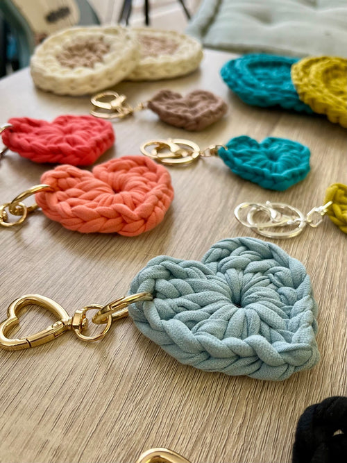 Charme de sac - « Fleur » - TARA OSUNA ATELIER - 