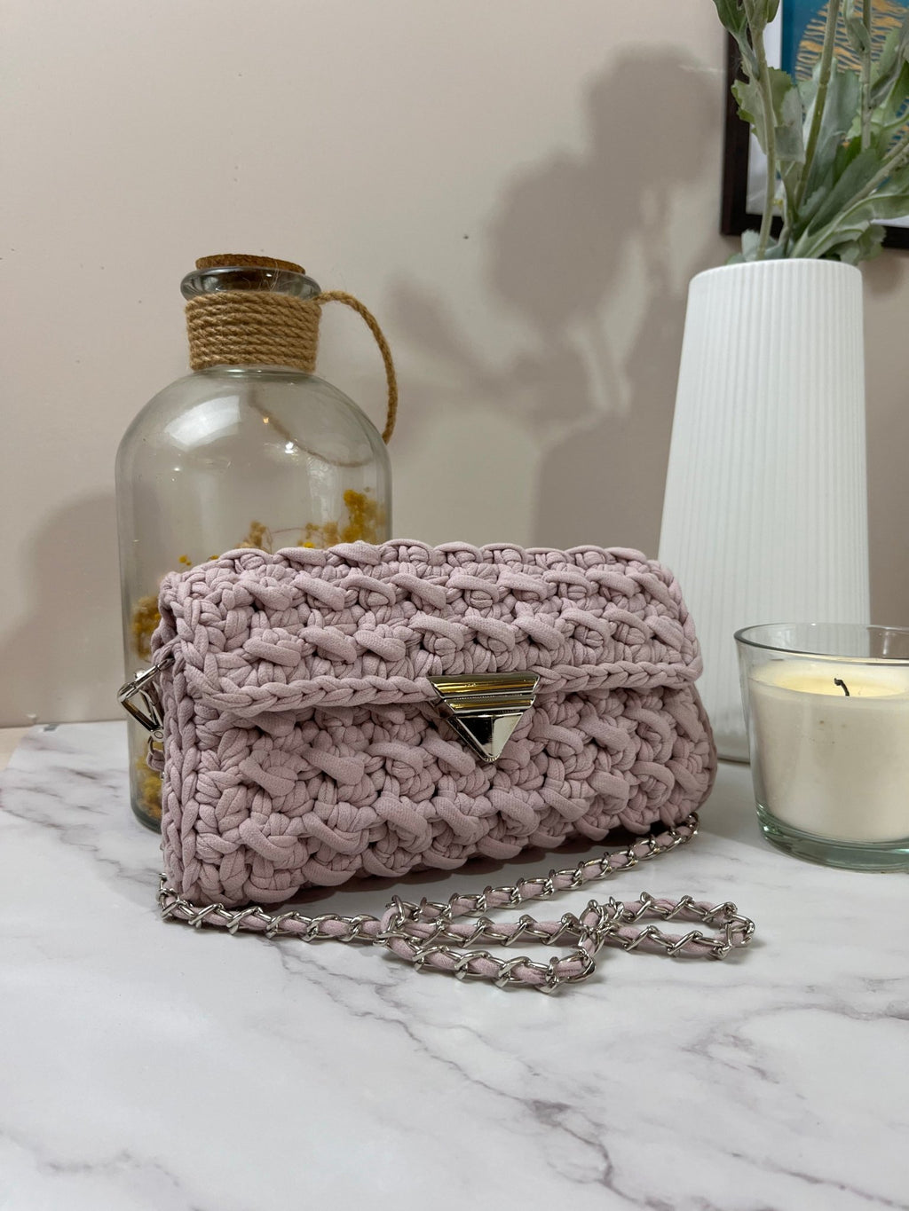 POCHETTE ALICE — crochetée à la main, en petite série - TARA OSUNA ATELIER - 