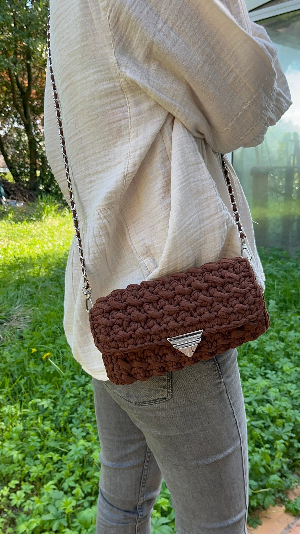 POCHETTE ALICE — crochetée à la main, en petite série - TARA OSUNA ATELIER - 