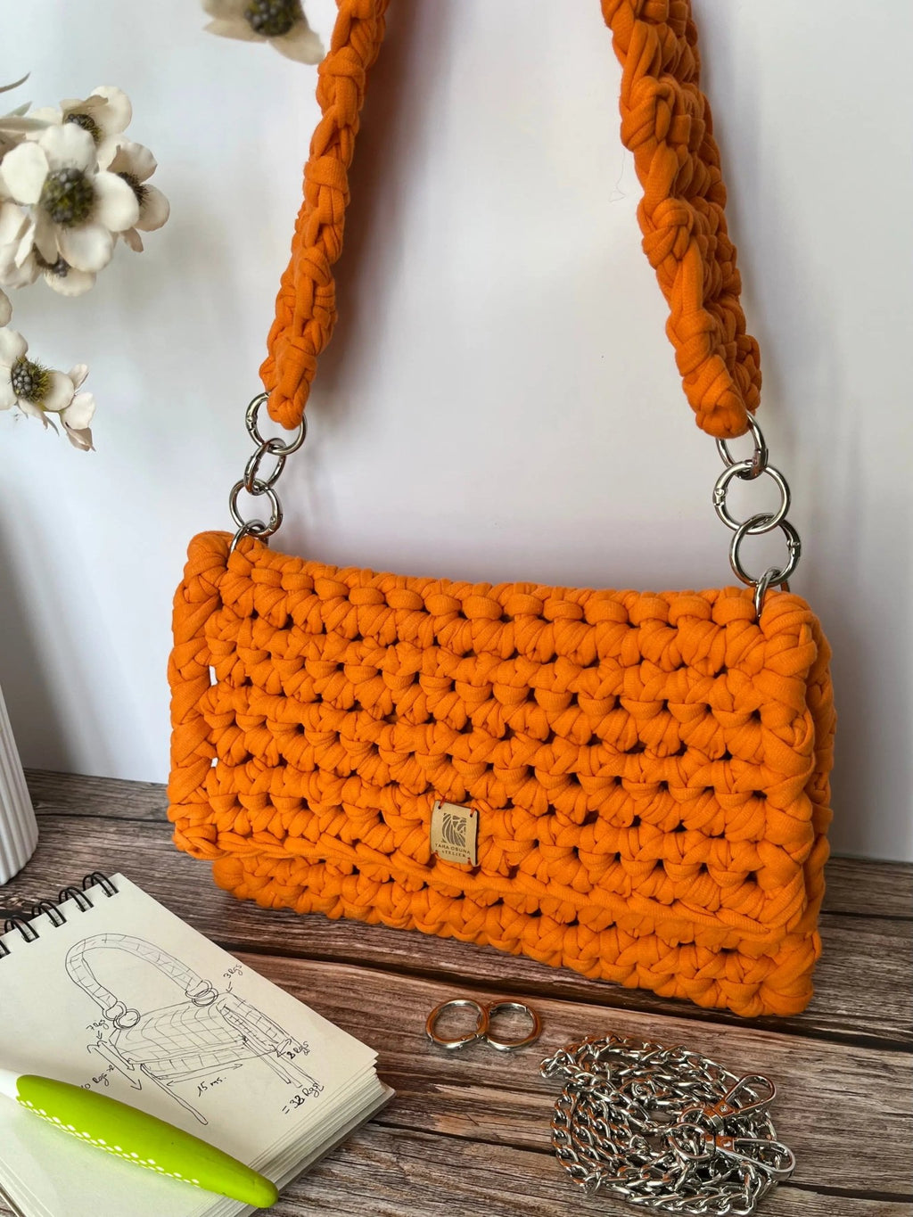 Pochette urbaine - « Lurra » - TARA OSUNA ATELIER - 