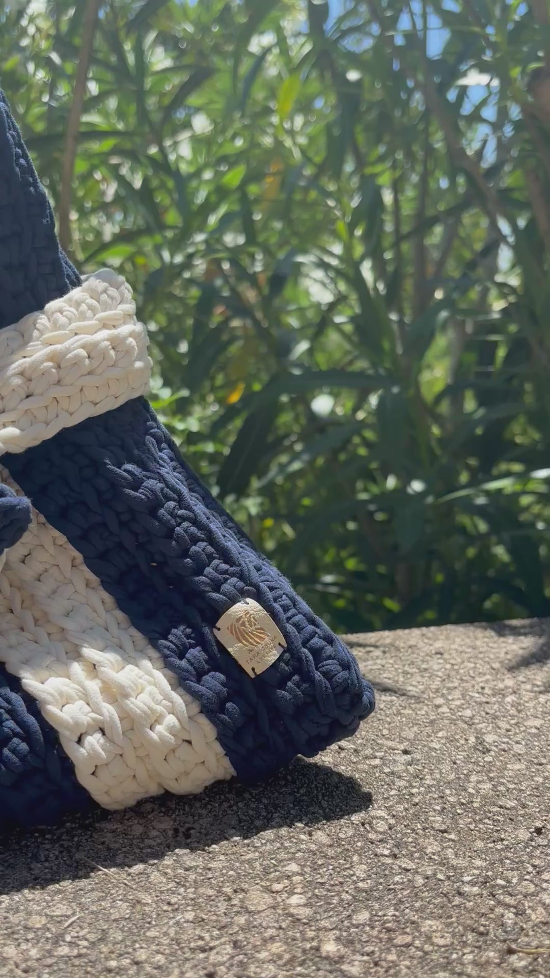 SAC SAKURA — crocheté à la main, en petite série