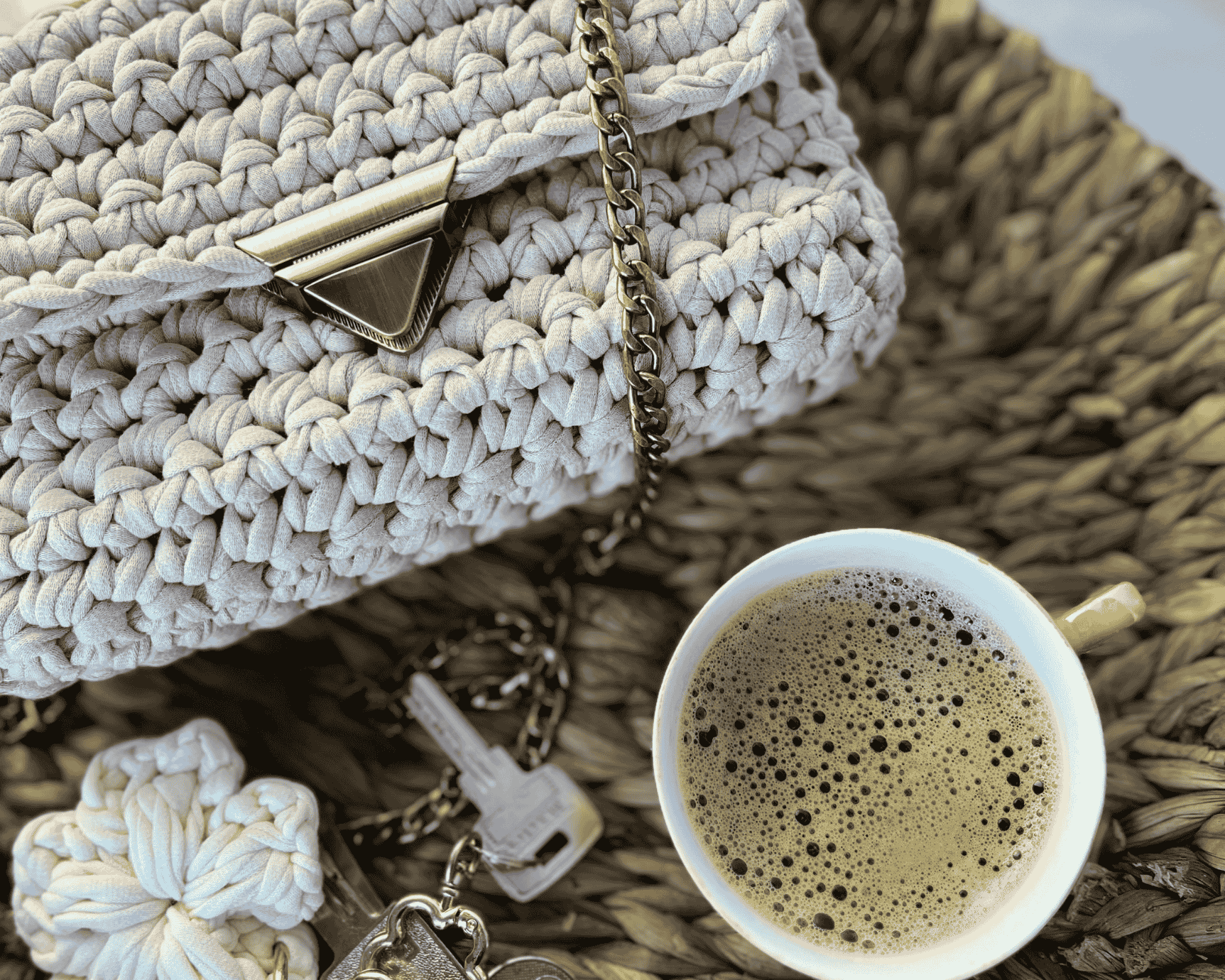 SAC BIBI — crocheté à la main, en petite série - TARA OSUNA ATELIER - 