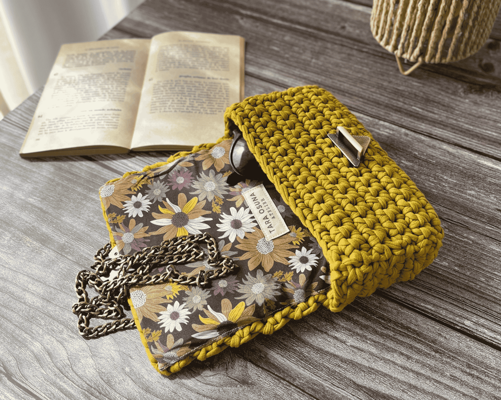 SAC BIBI — crocheté à la main, en petite série - TARA OSUNA ATELIER - 