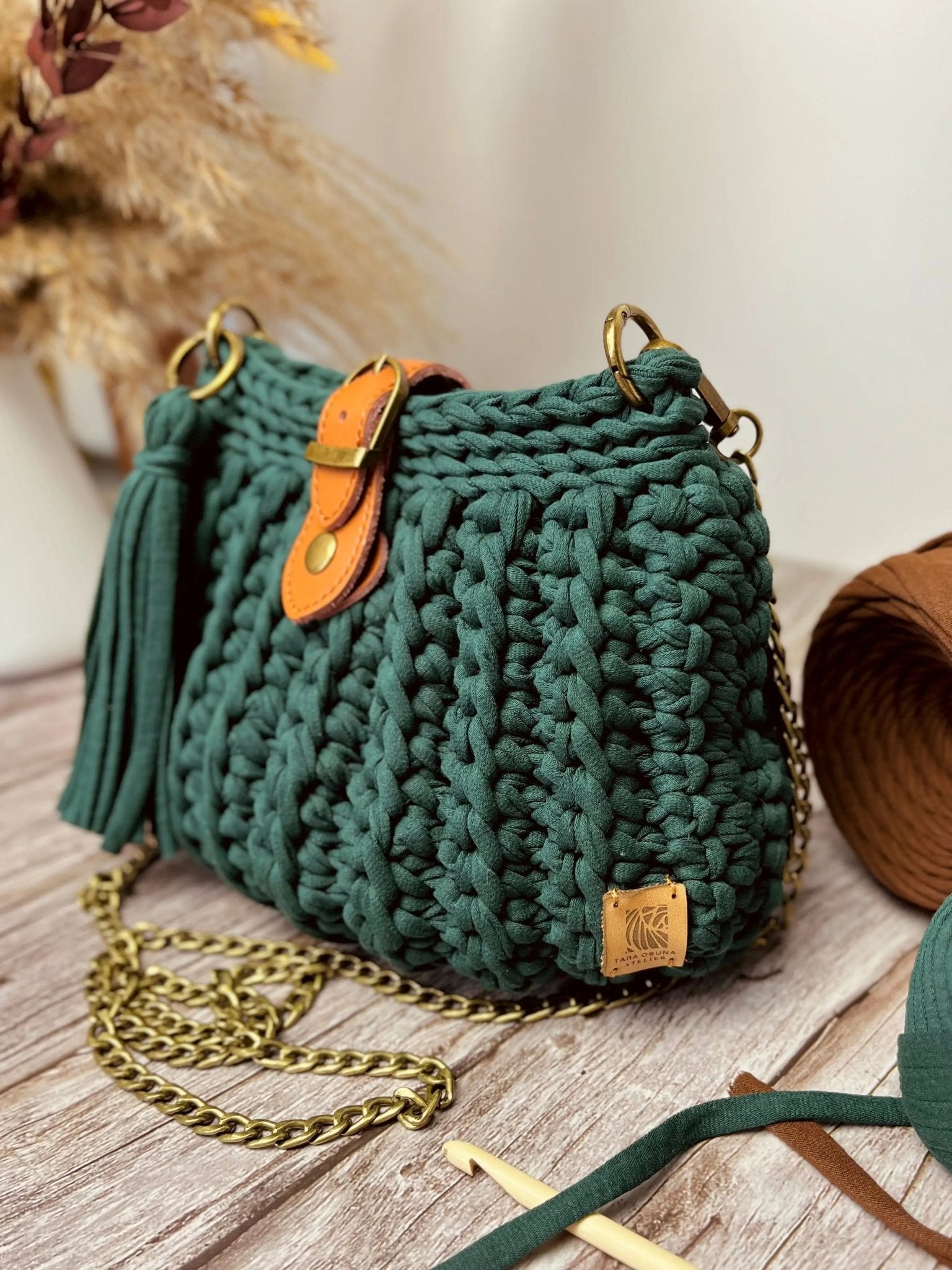 Sac coquillage Bohème – « Belhara » - TARA OSUNA ATELIER - 
