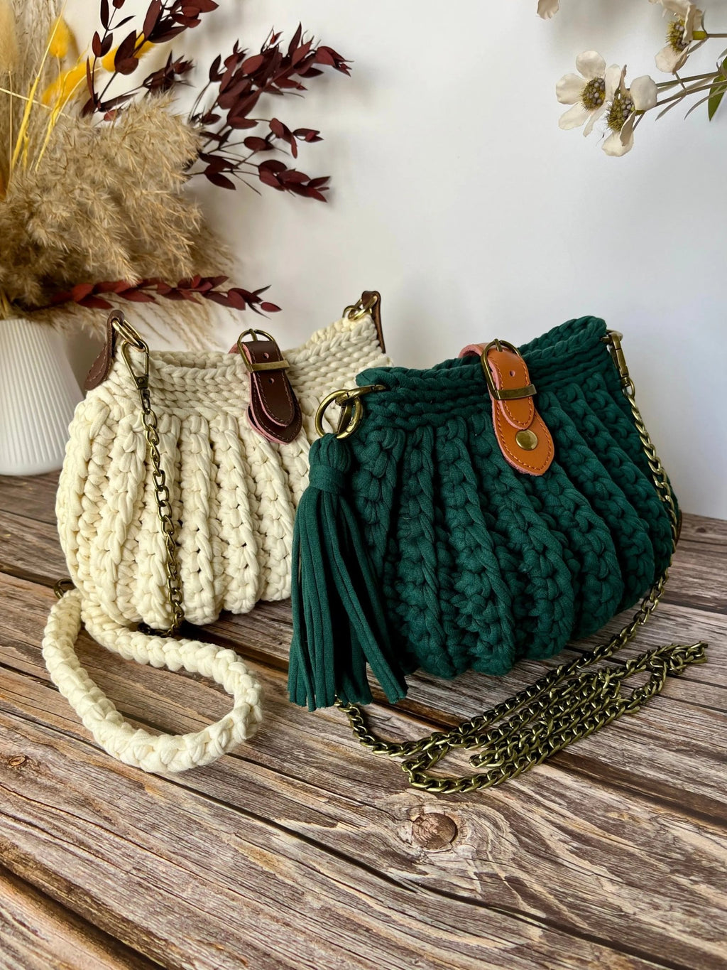 Sac coquillage Bohème – « Belhara » - TARA OSUNA ATELIER - 