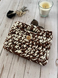 SAC SQUARE "M" — crocheté à la main, en petite série - TARA OSUNA ATELIER - 