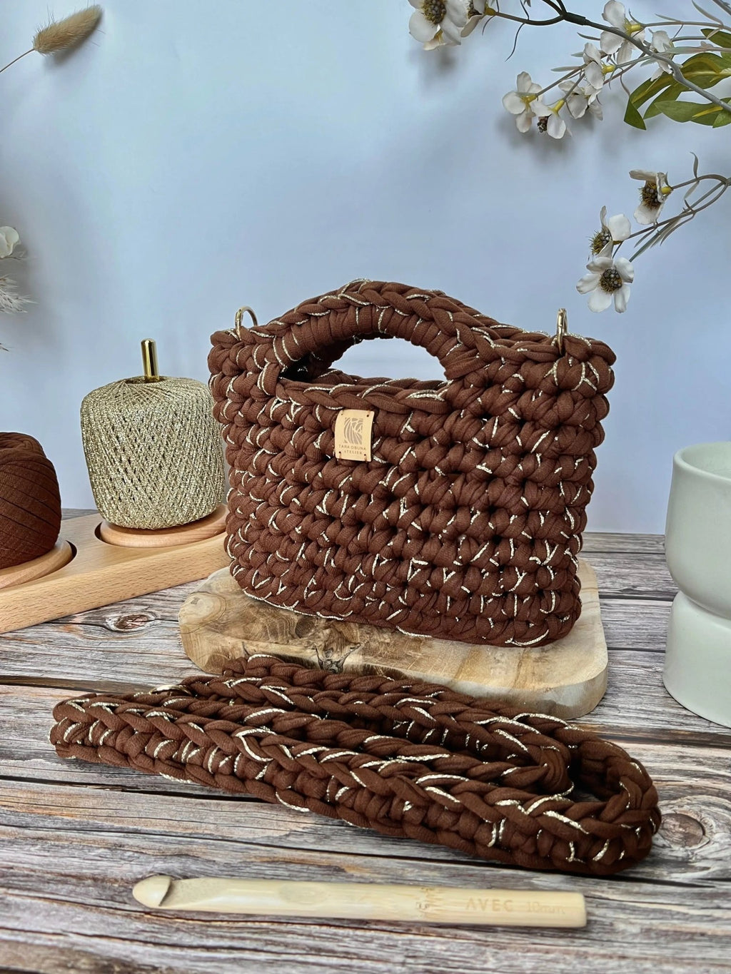 Sac urbain carré – « Izar » - TARA OSUNA ATELIER - 